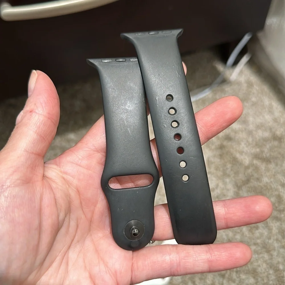 Pre loved iwatch bands two are Apple and other is no brand